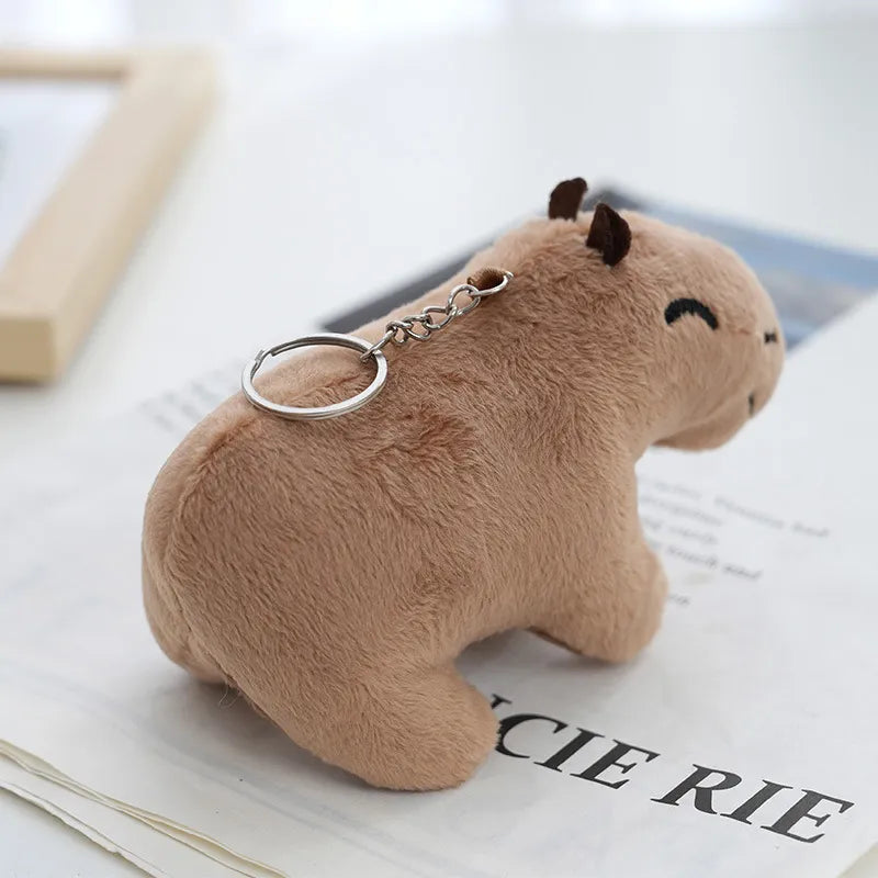 Cute Capybara Plush Key Chain – CapyPal