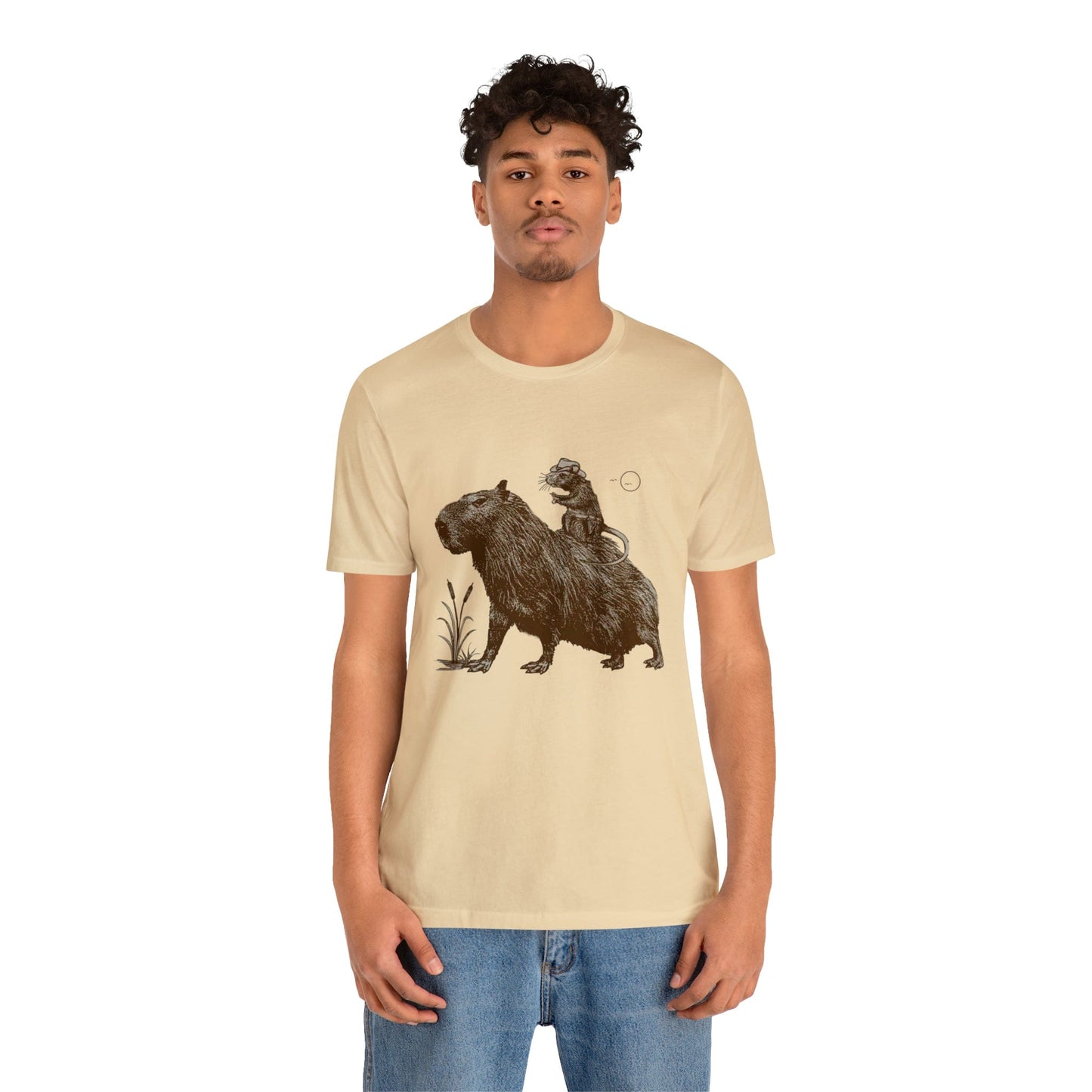 Capy with Rat - Premium Unisex Tee