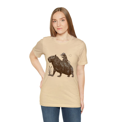 Capy with Rat - Premium Unisex Tee