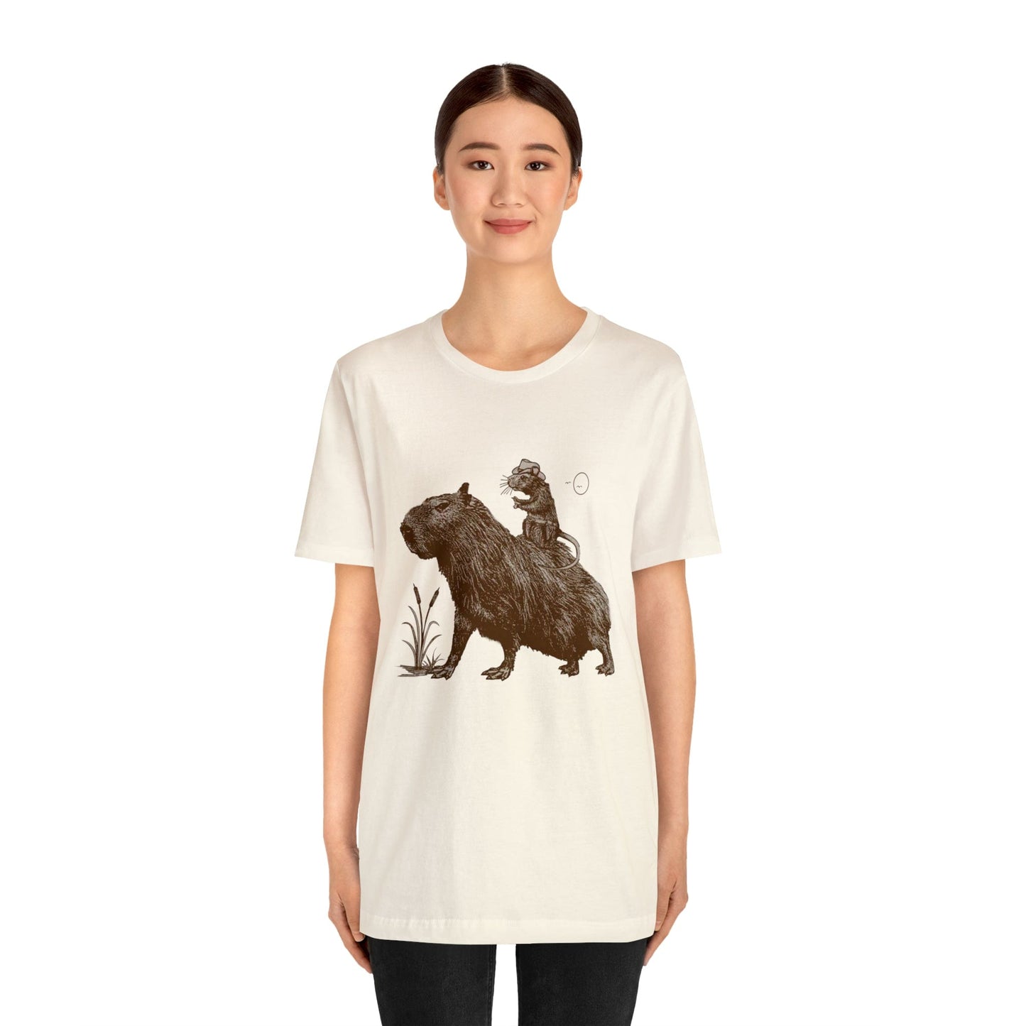 Capy with Rat - Premium Unisex Tee