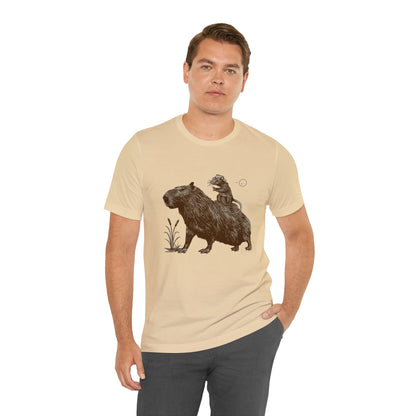 Capy with Rat - Premium Unisex Tee