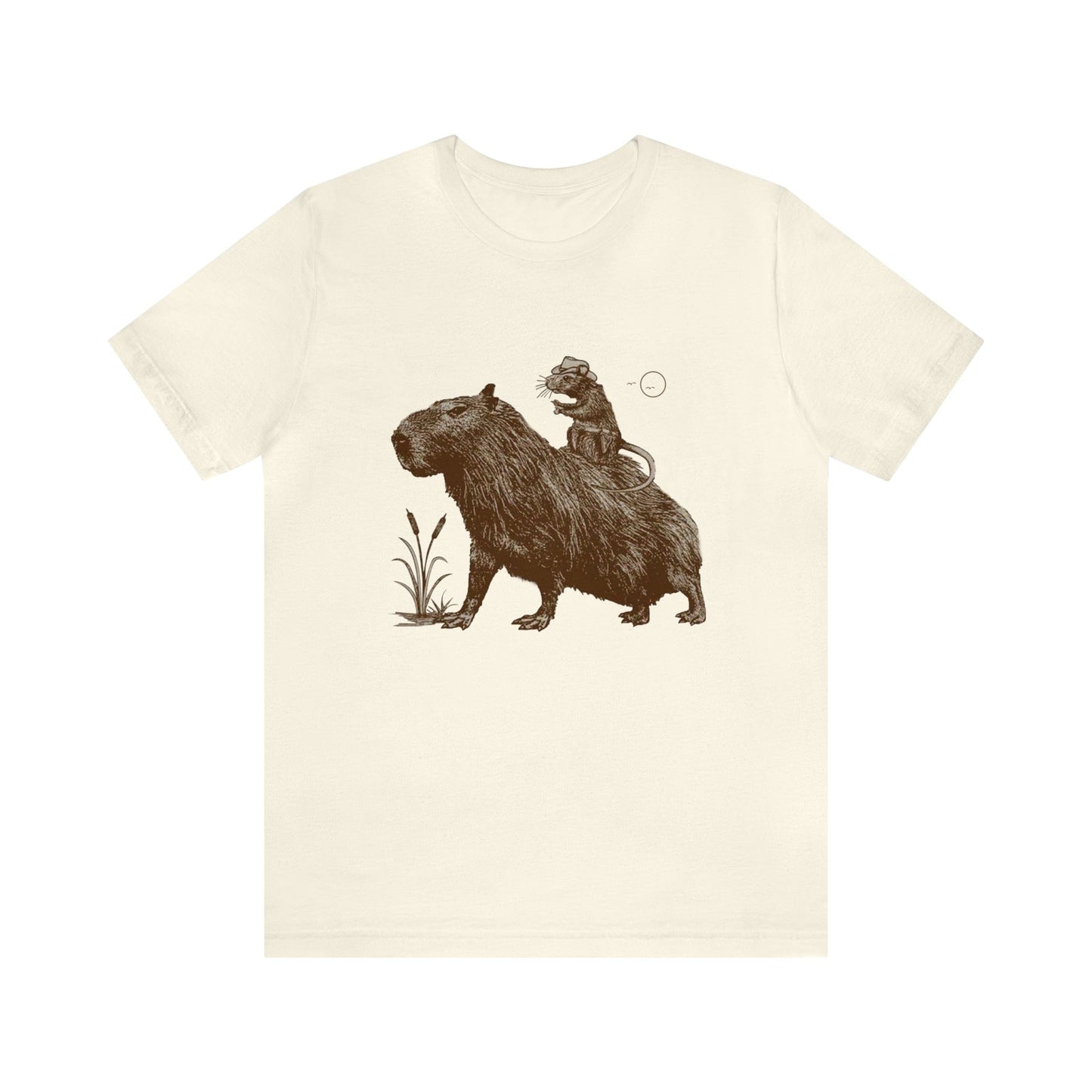 Capy with Rat - Premium Unisex Tee