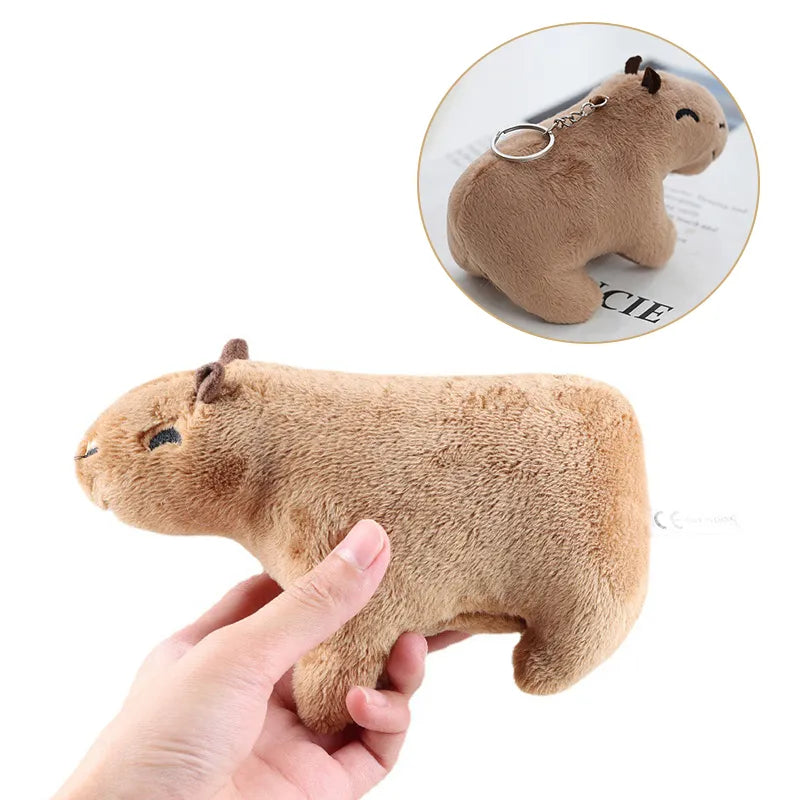 Cute Capybara Plush Key Chain – CapyPal