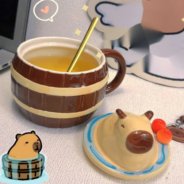Cute Capybara Ceramics Mug