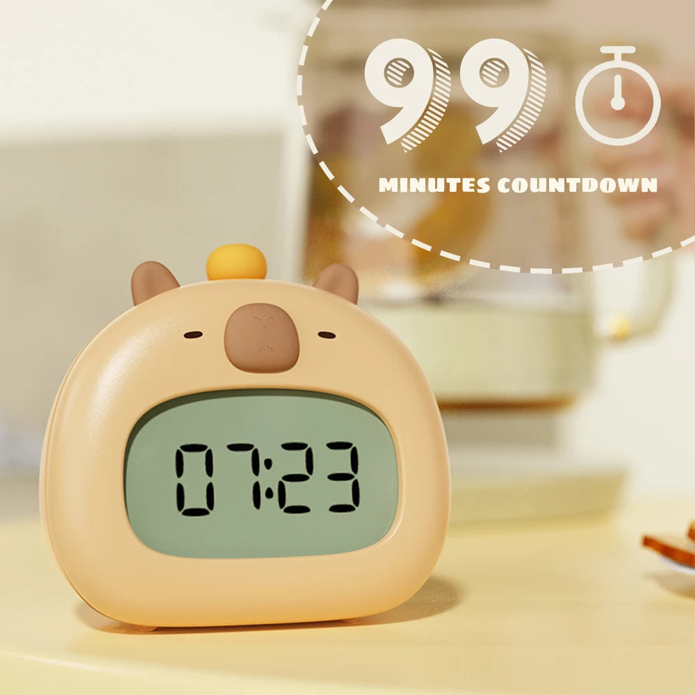 Adorable Capybara Clock