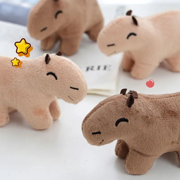 Cute Capybara Plush Key Chain