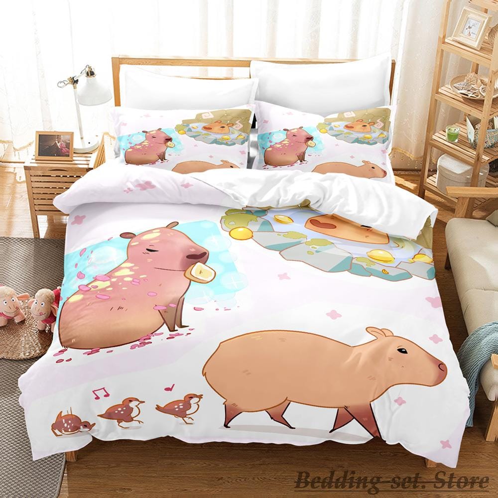 Capybara Dreams Bedding Set