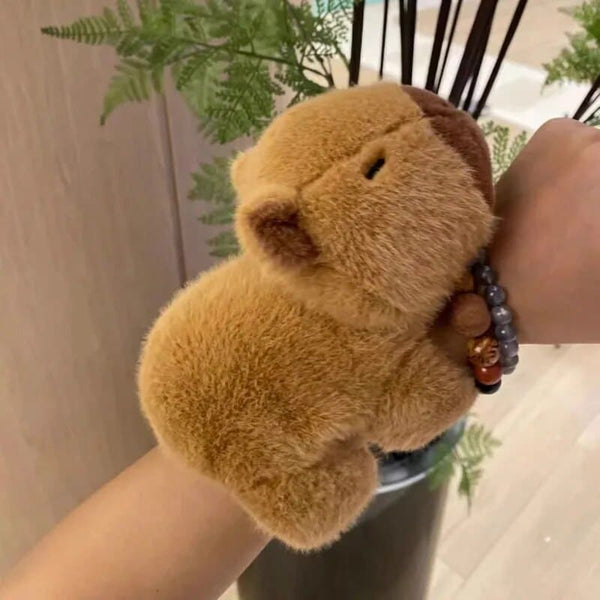 Fluffy Capybara Snap Wrap Wristband