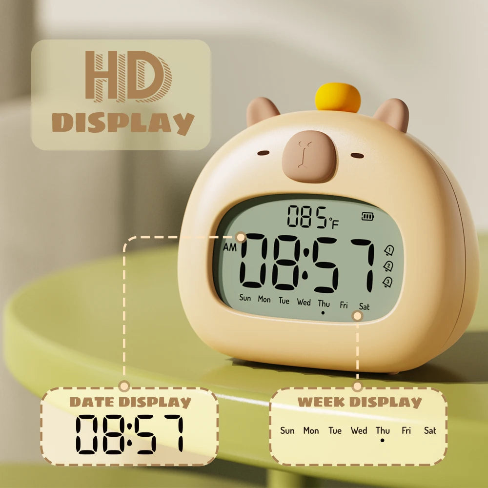Adorable Capybara Clock