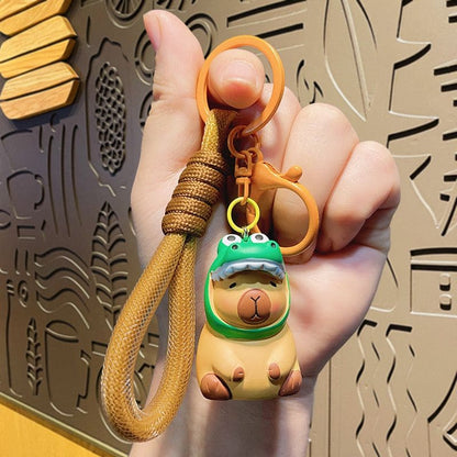 Capybara Companion Keychain