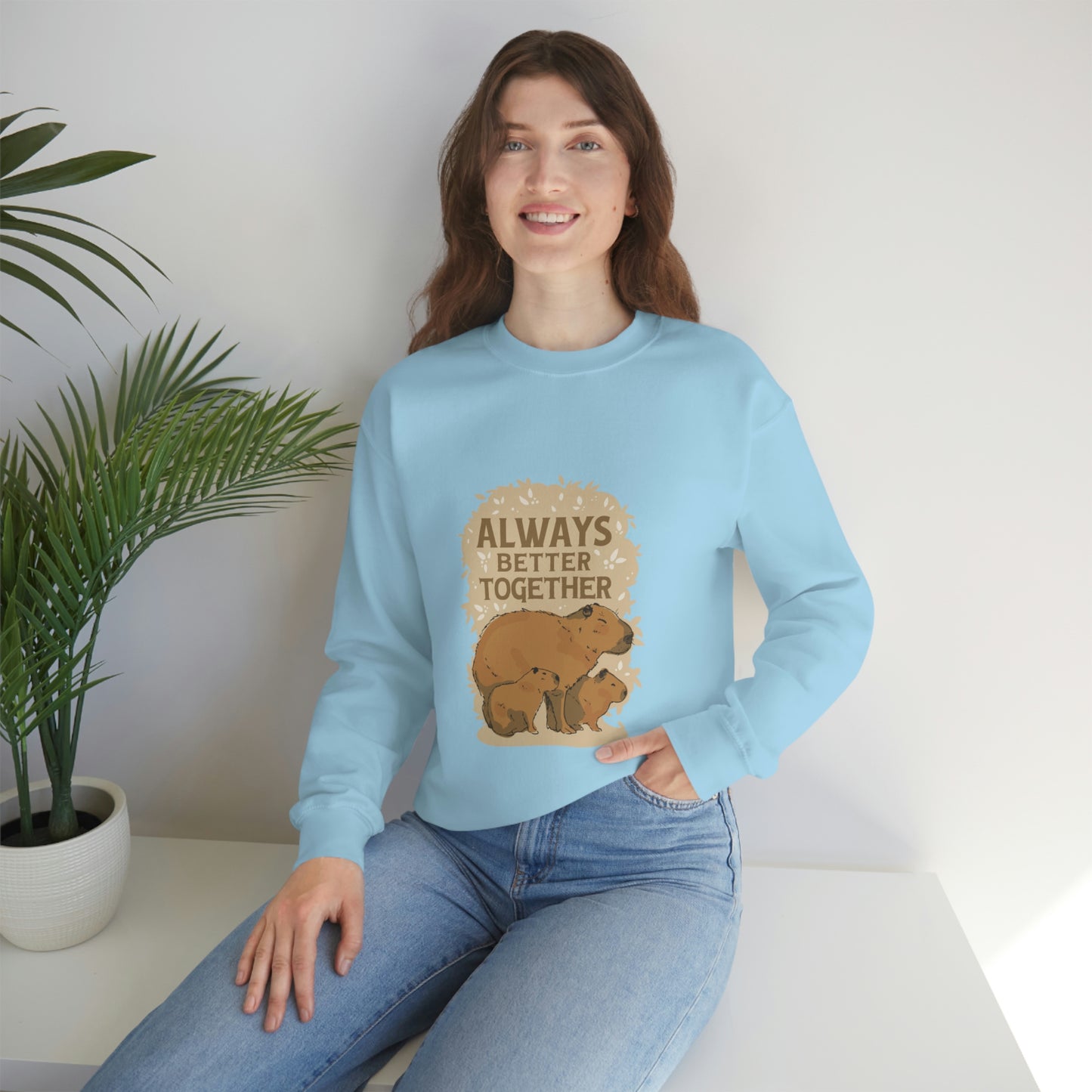 Capybara Family Together - Unisex Sweatshirt