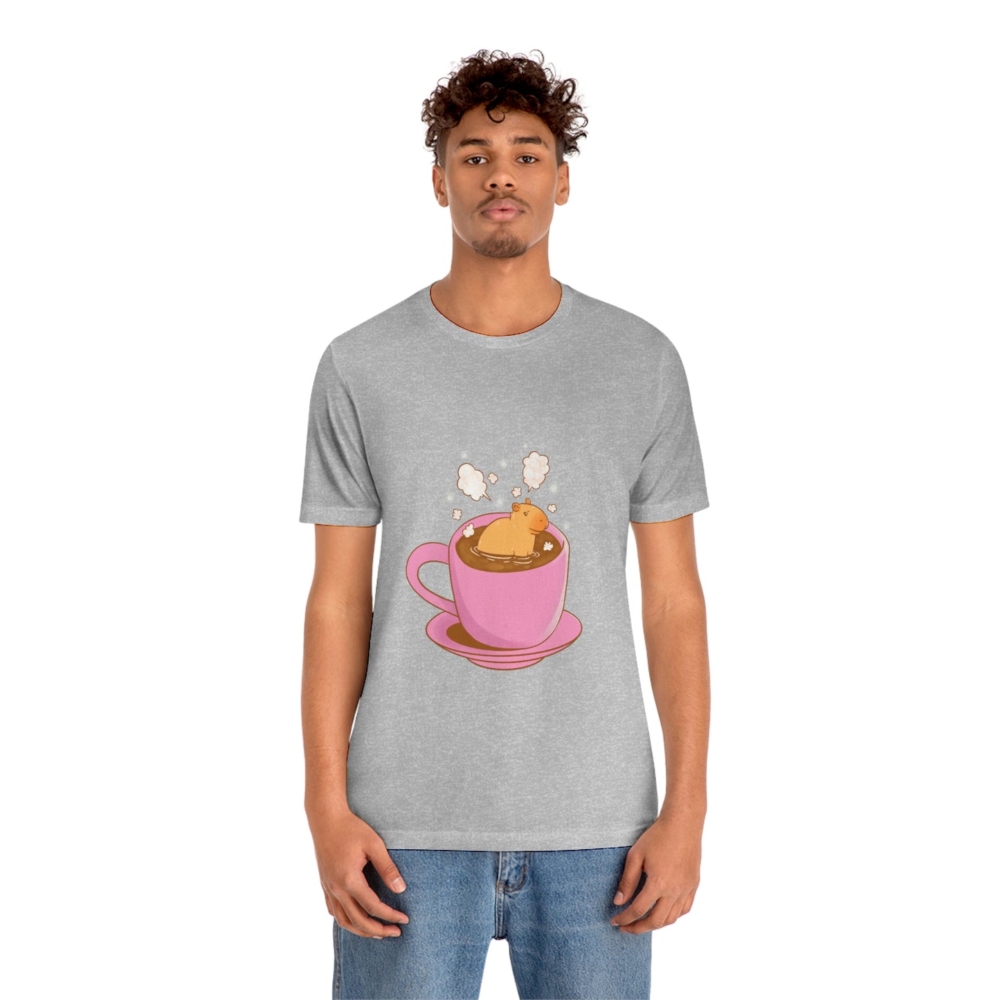 Capybara Hot Coffee - Premium Unisex Tee