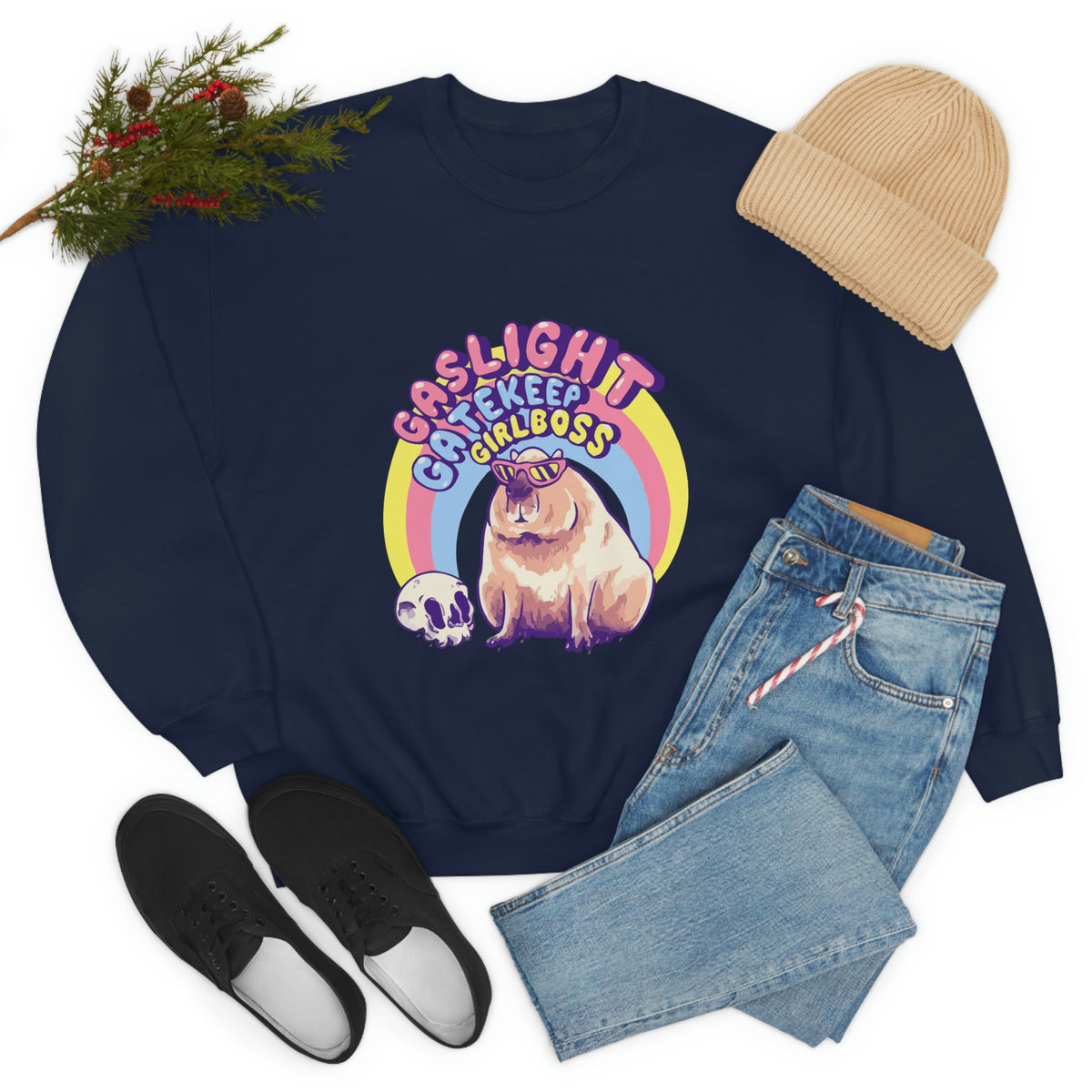 Gaslight Gatekeep Girlboss - Unisex Sweatshirt