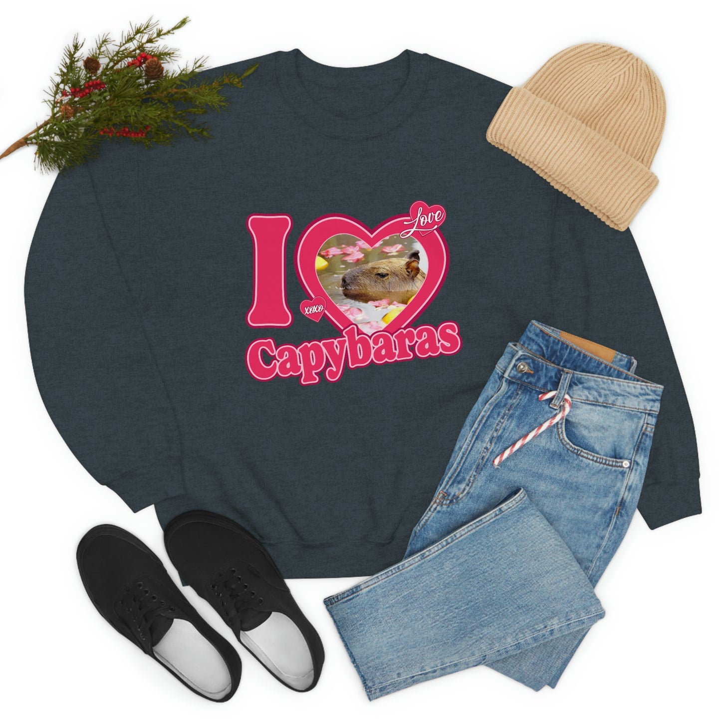 I love Capybaras - Unisex Sweatshirt