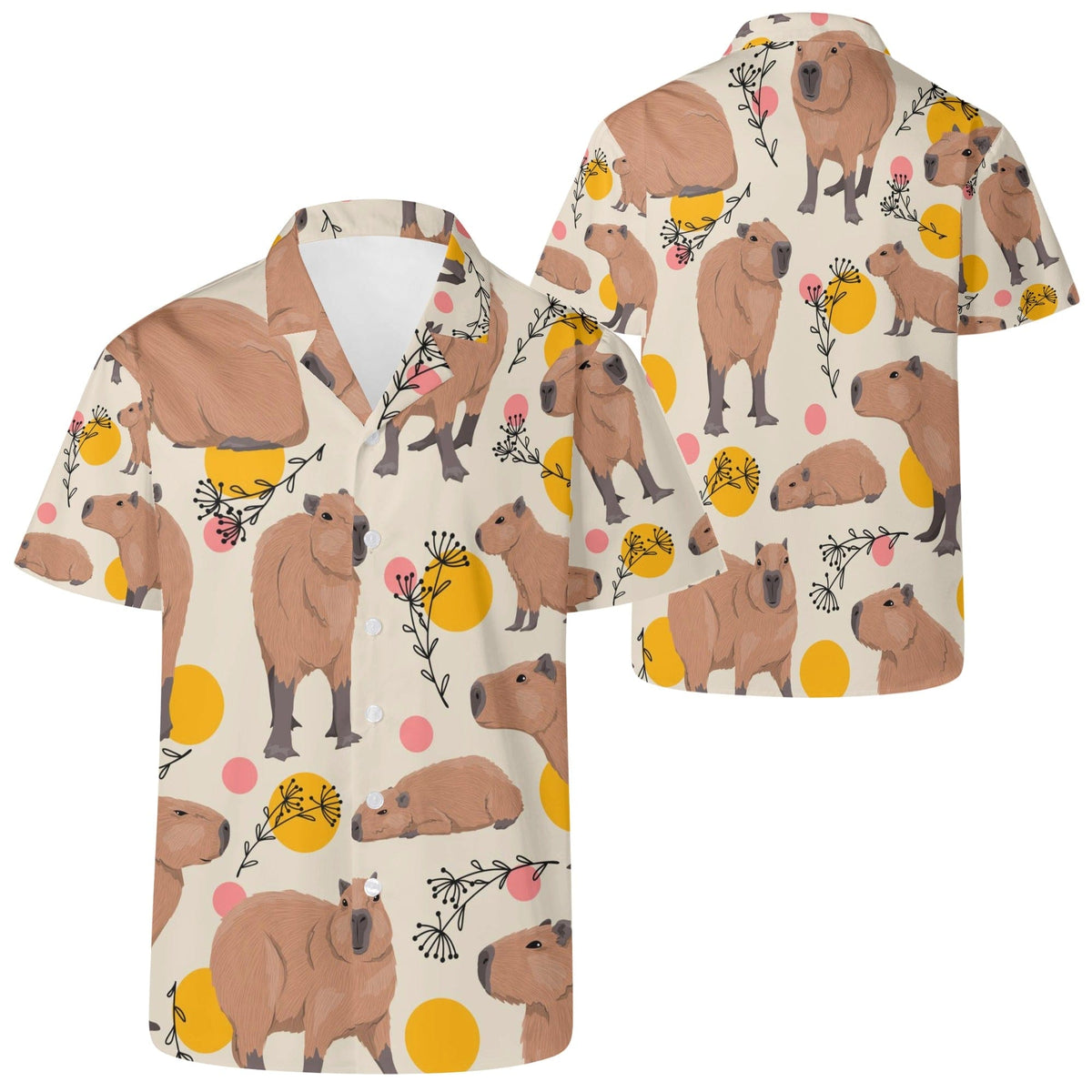 Capibara Dreams - Hawaiian Casual Shirt