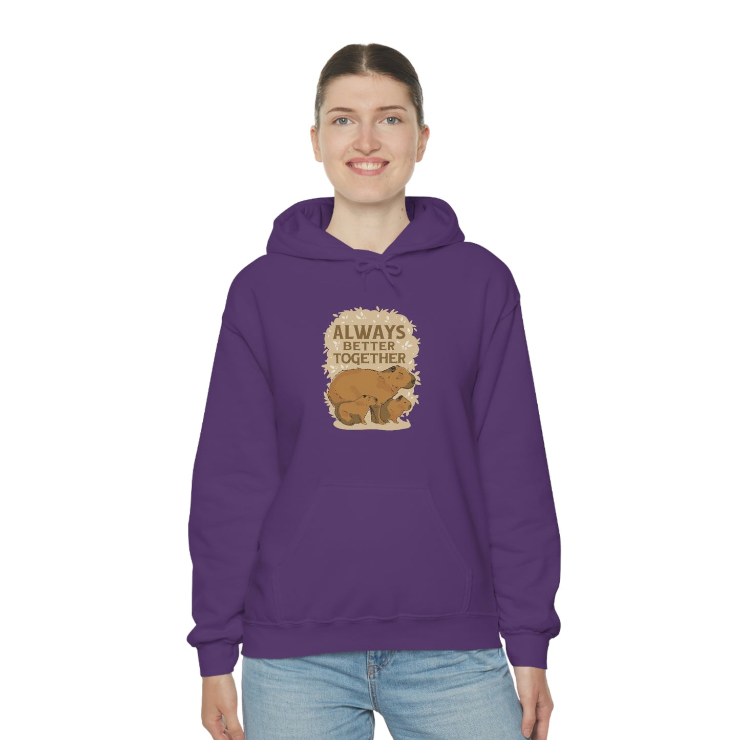 Capybara Family Together - Unisex Hoodie