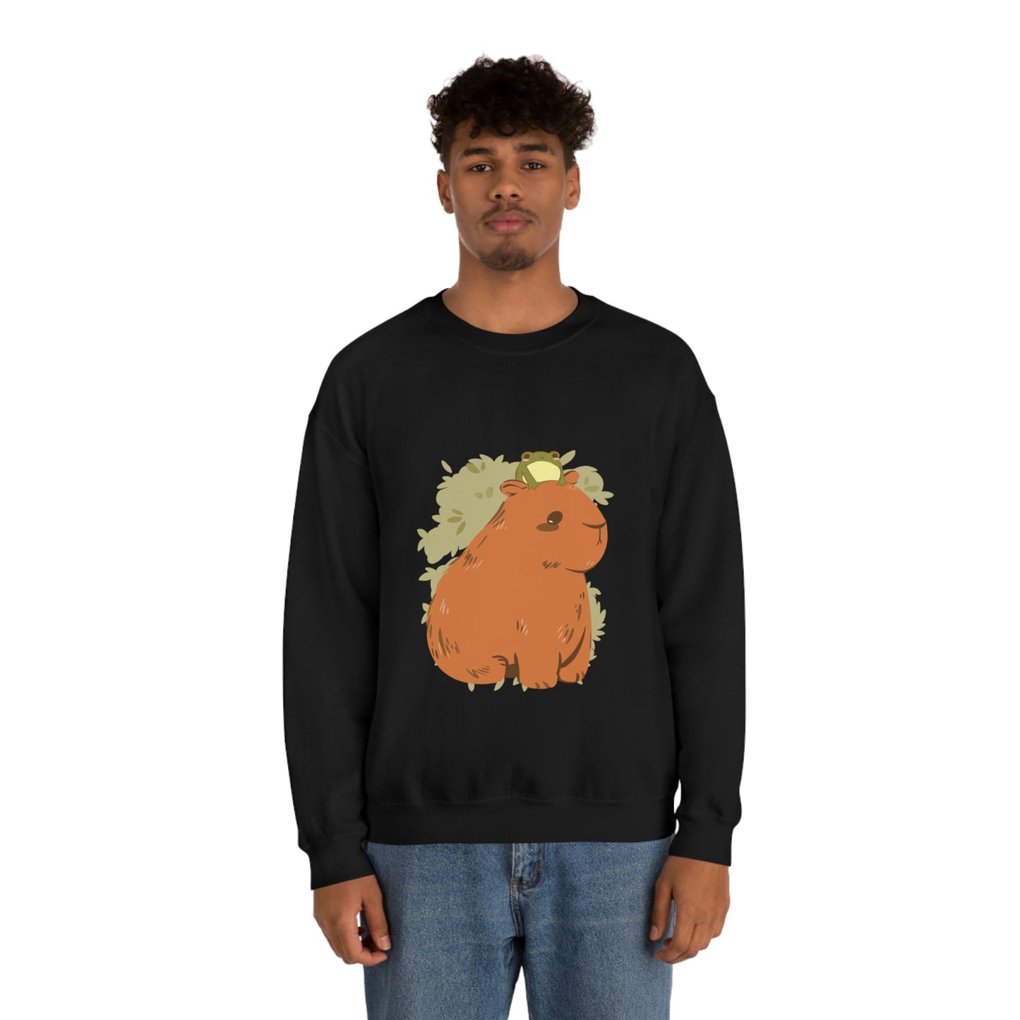 Capybara and Frog - Unisex Sweatshirt