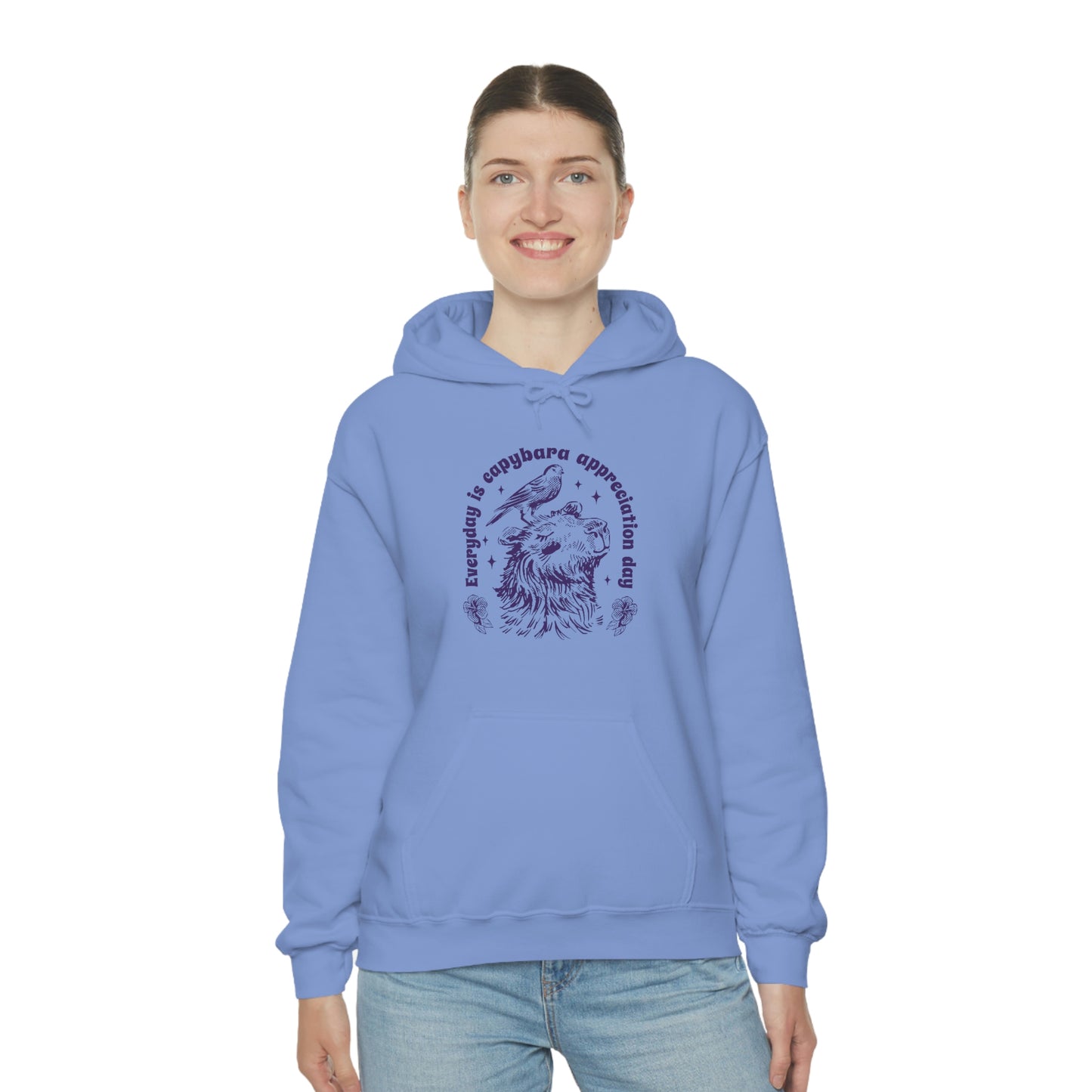 Capybara and Bird - Unisex Hoodie