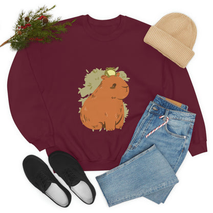 Capybara and Frog - Unisex Sweatshirt