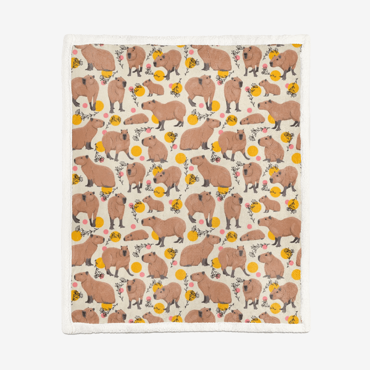 Capybara Super Soft Plush Blanket