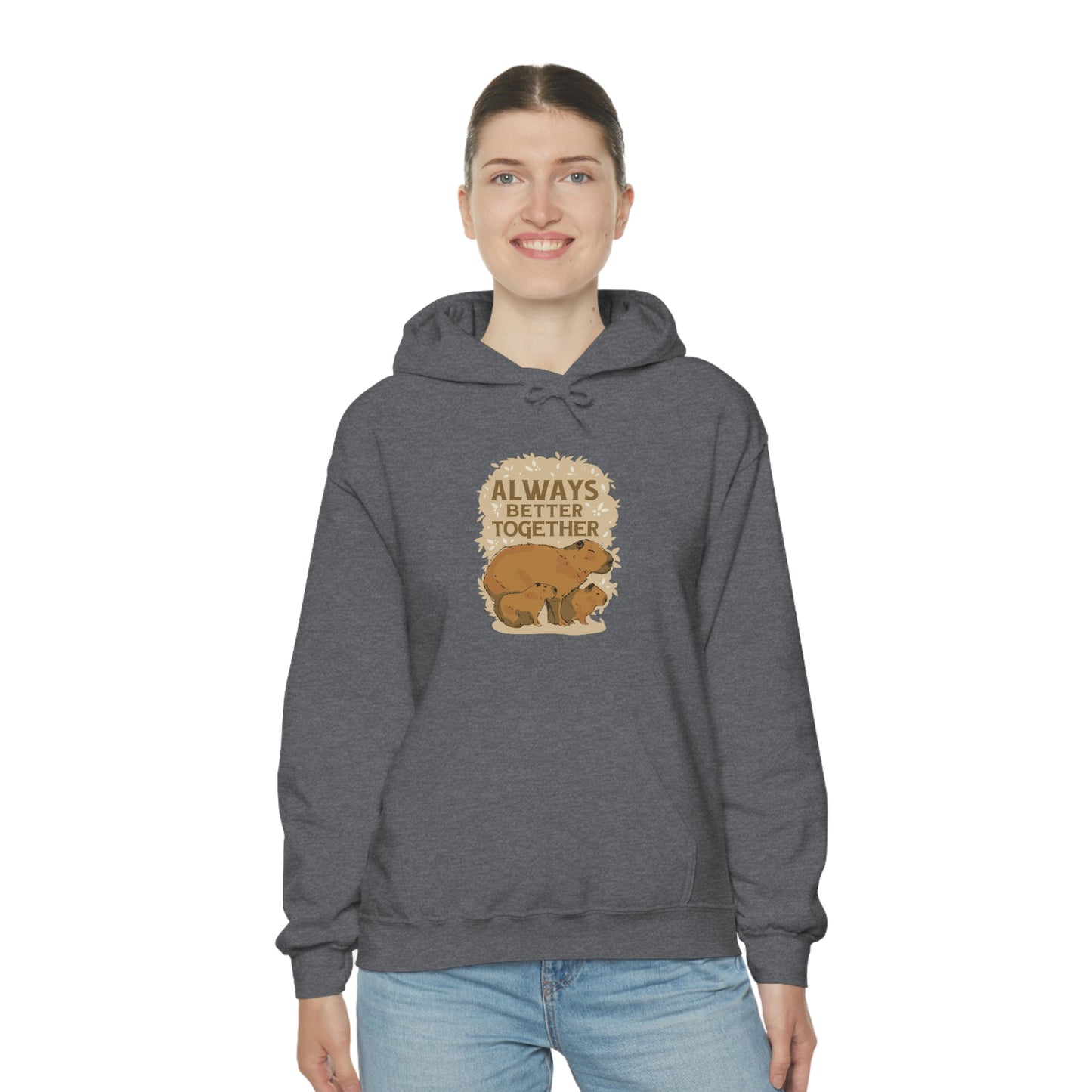 Capybara Family Together - Unisex Hoodie