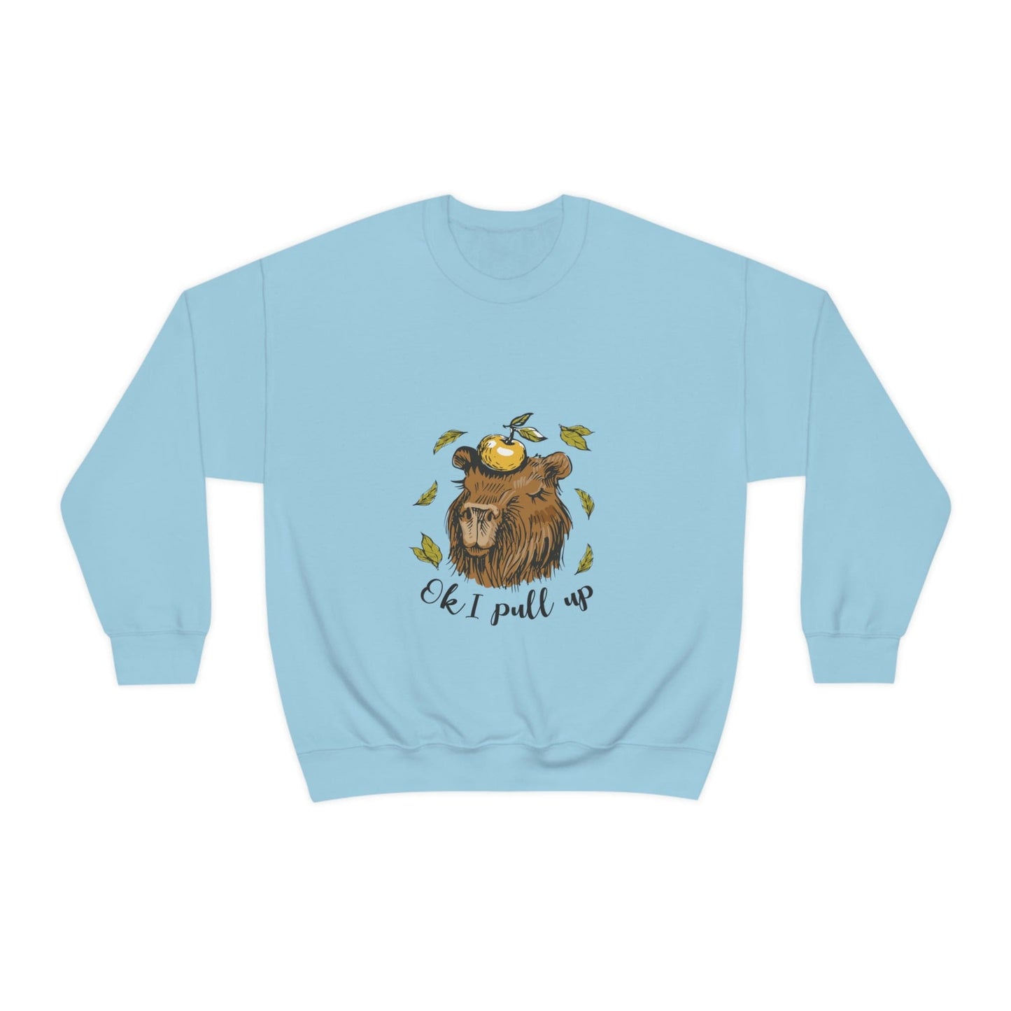 Capybara and Orange - Unisex Sweatshirt