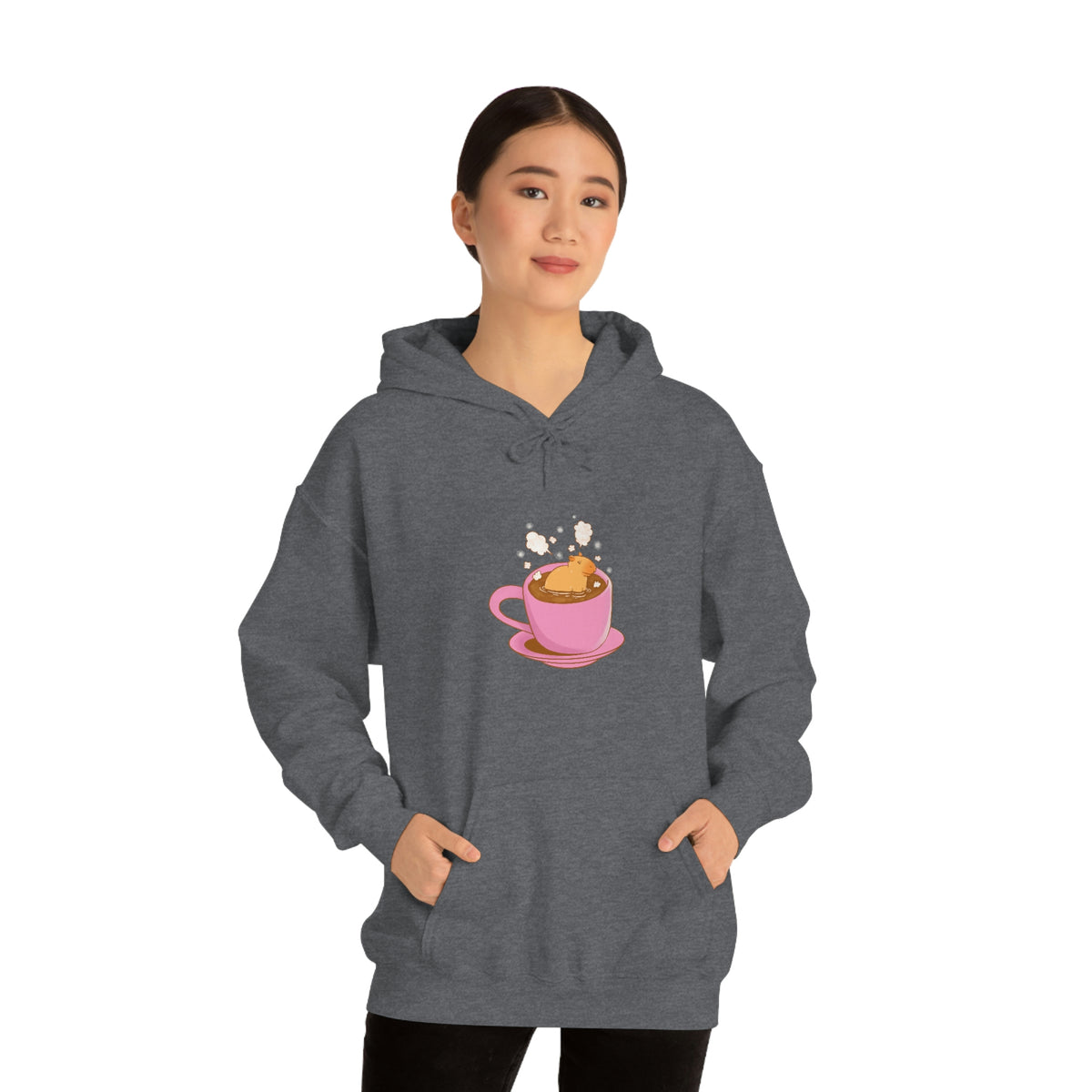 Capybara Hot Coffee - Unisex Hoodie