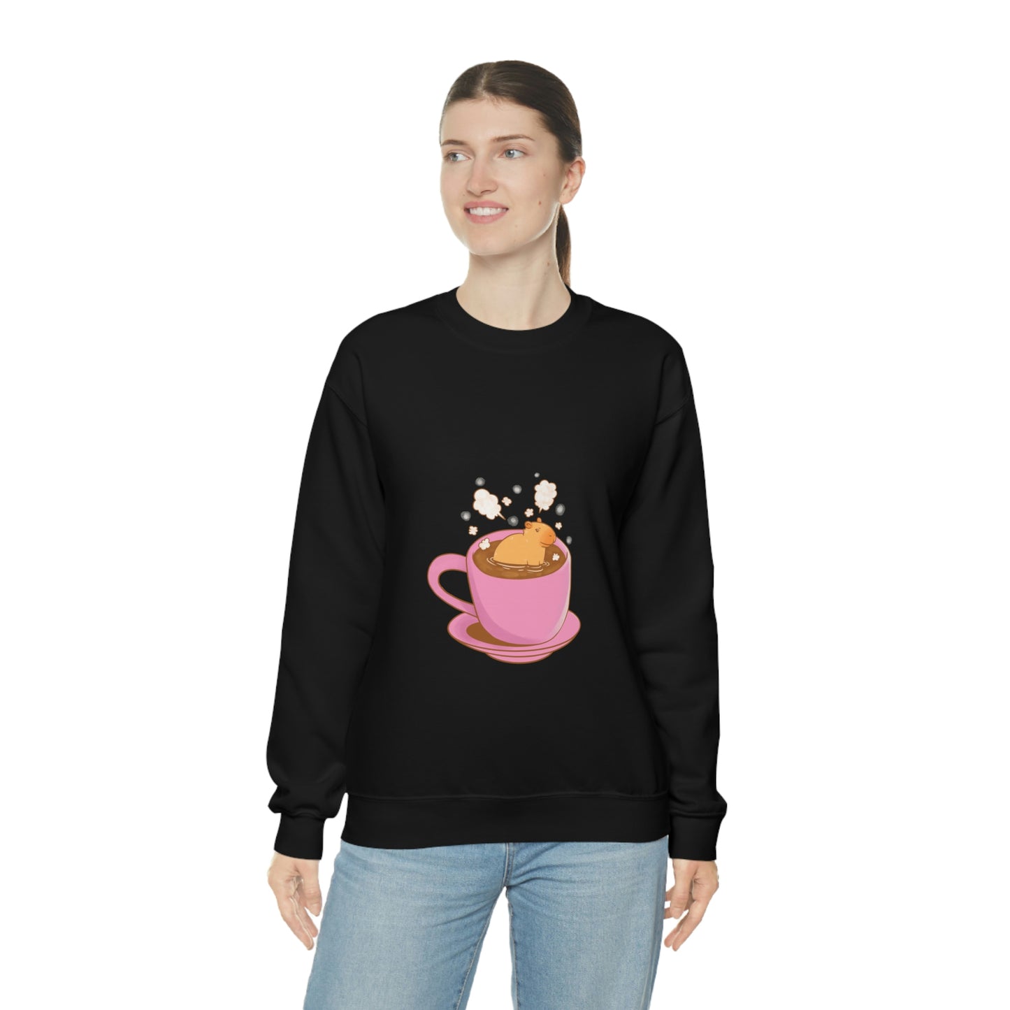 Capybara Hot Coffee - Unisex Sweatshirt