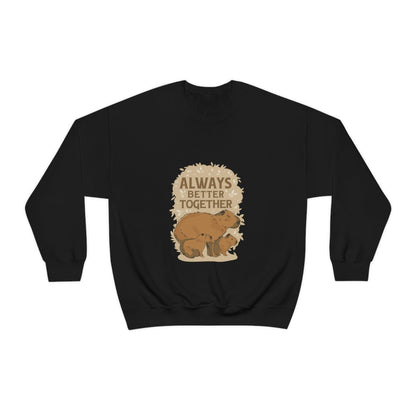 Capybara Family Together - Unisex Sweatshirt