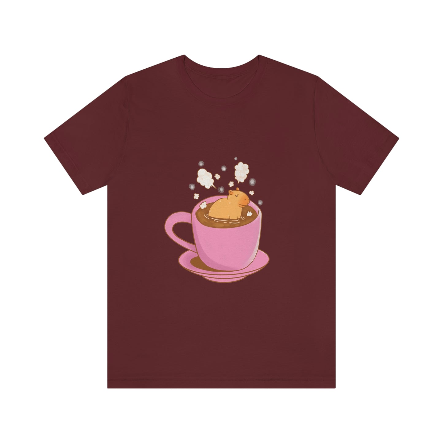 Capybara Hot Coffee - Premium Unisex Tee