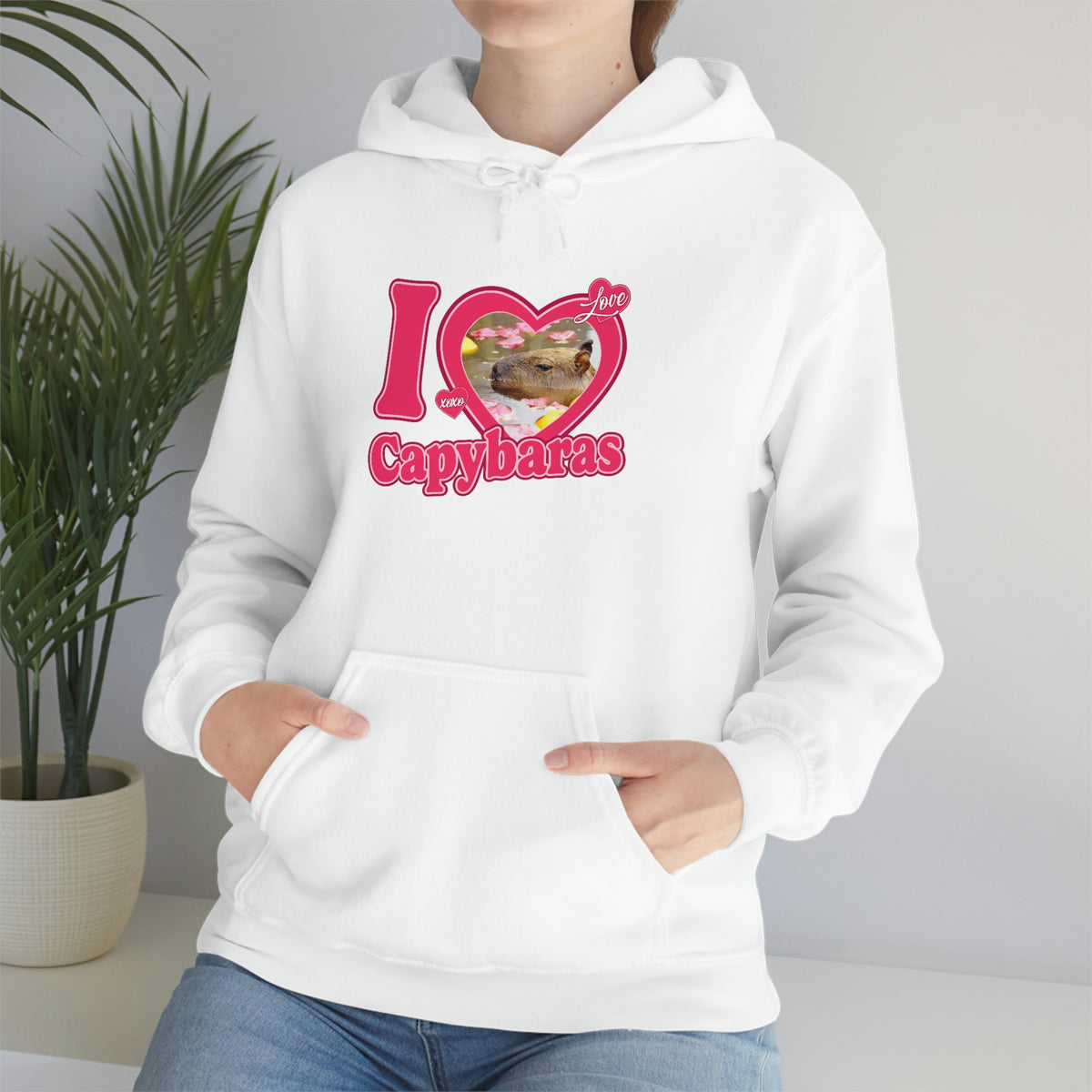 I love capybaras - Unisex Hoodie