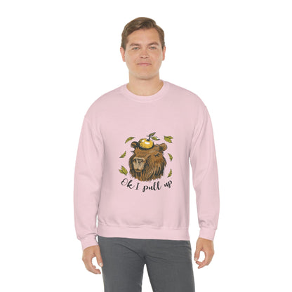 Capybara and Orange - Unisex Sweatshirt