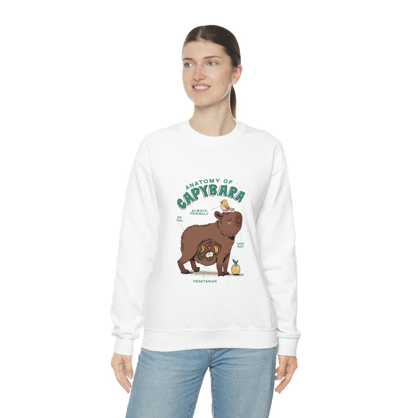 Capybara Anatomy - Unisex Sweatshirt