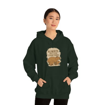 Capybara Family Together - Unisex Hoodie