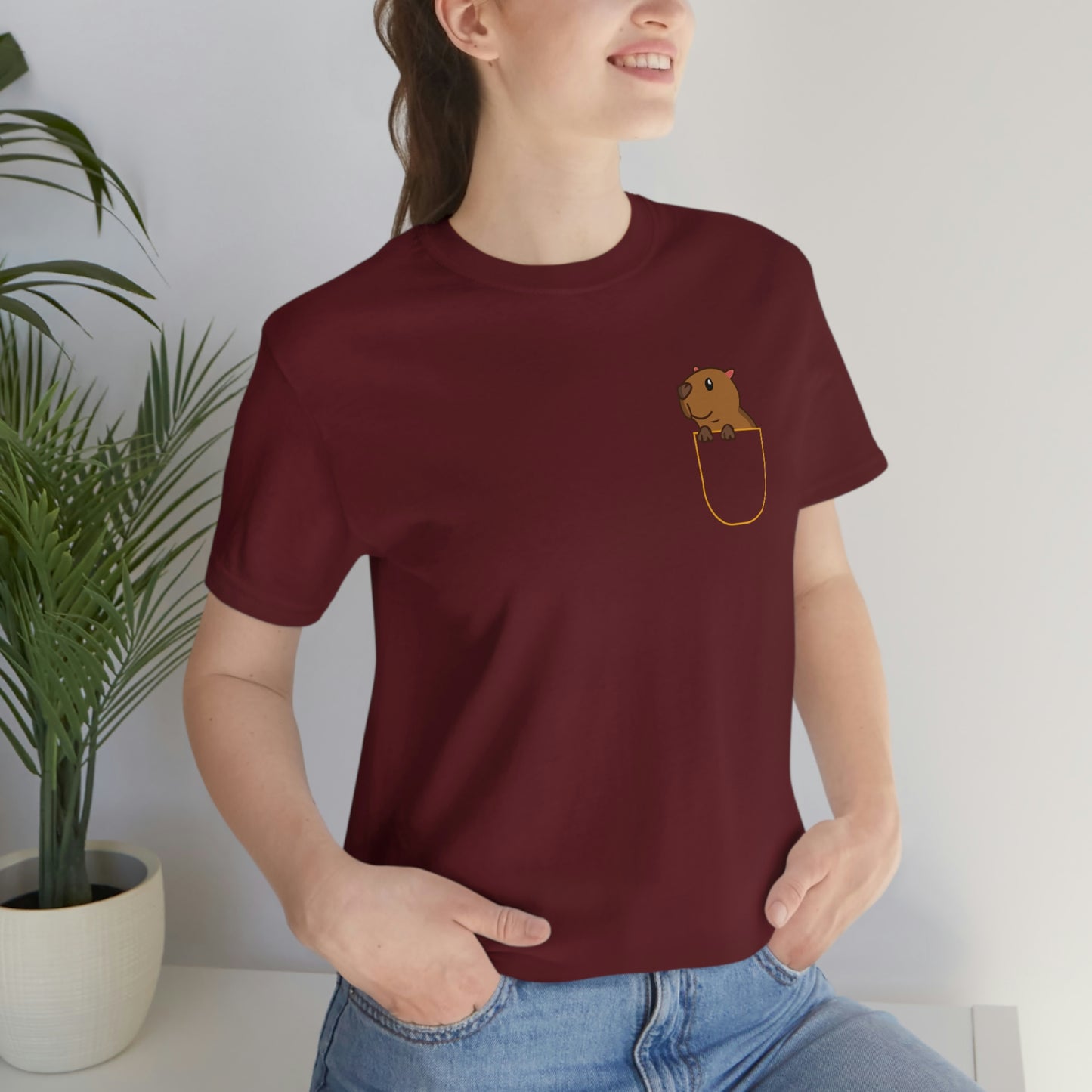 Capy on Pocket - Premium Unisex Tee