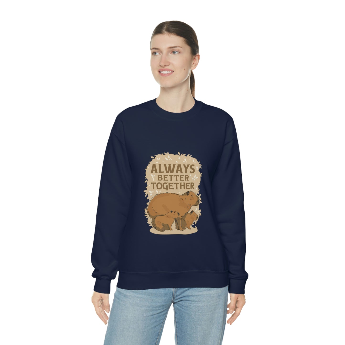 Capybara Family Together - Unisex Sweatshirt