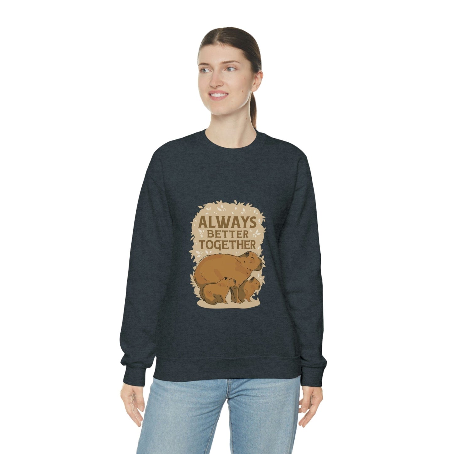 Capybara Family Together - Unisex Sweatshirt