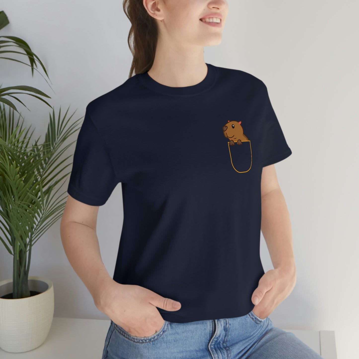 Capy on Pocket - Premium Unisex Tee