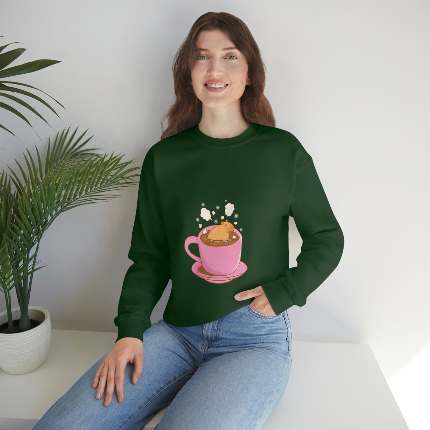 Capybara Hot Coffee - Unisex Sweatshirt