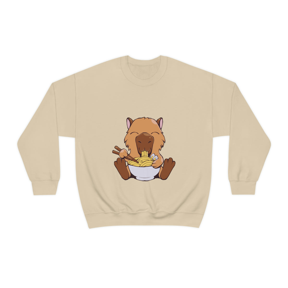 Capybara Eating Ramen - Unisex Sweatshirt
