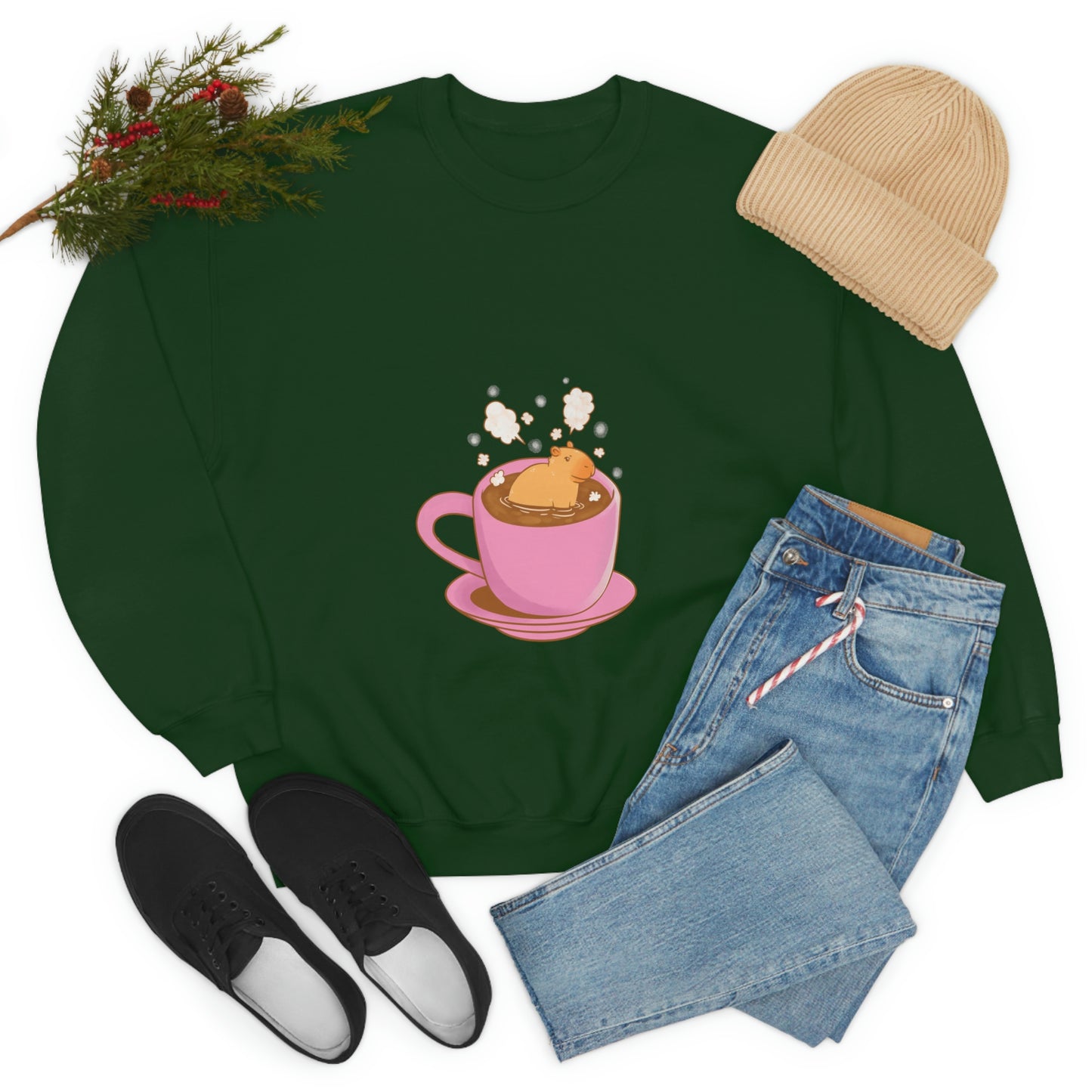 Capybara Hot Coffee - Unisex Sweatshirt