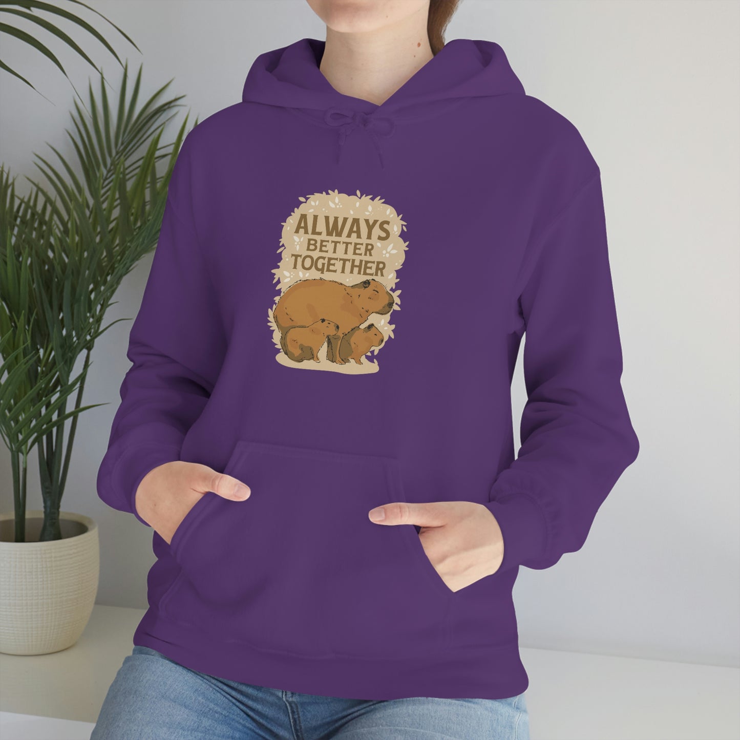 Capybara Family Together - Unisex Hoodie