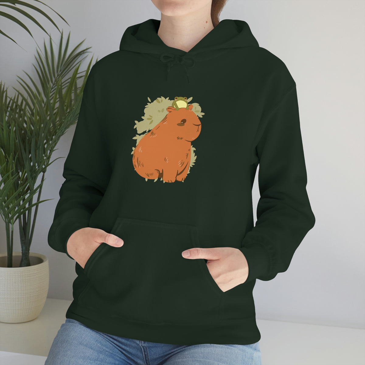 Frog and Capybara - Unisex Hoodie