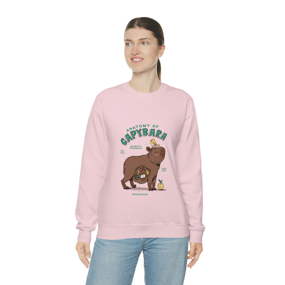 Capybara Anatomy - Unisex Sweatshirt