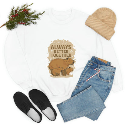 Capybara Family Together - Unisex Sweatshirt