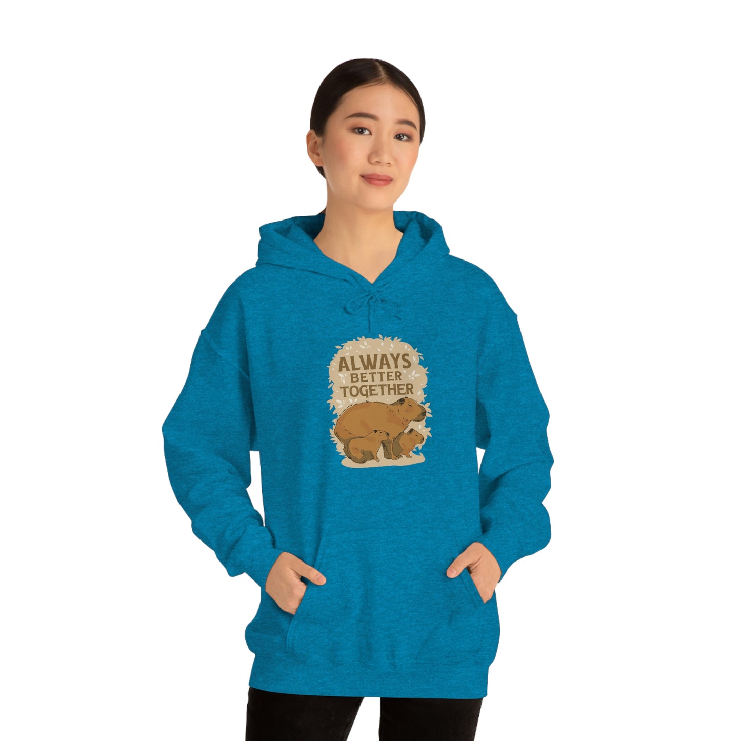 Capybara Family Together - Unisex Hoodie