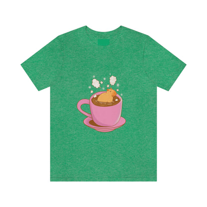 Capybara Hot Coffee - Premium Unisex Tee