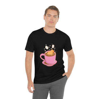 Capybara Hot Coffee - Premium Unisex Tee