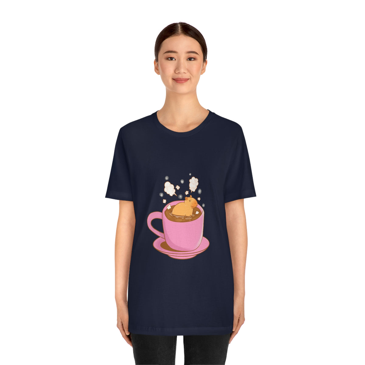 Capybara Hot Coffee - Premium Unisex Tee