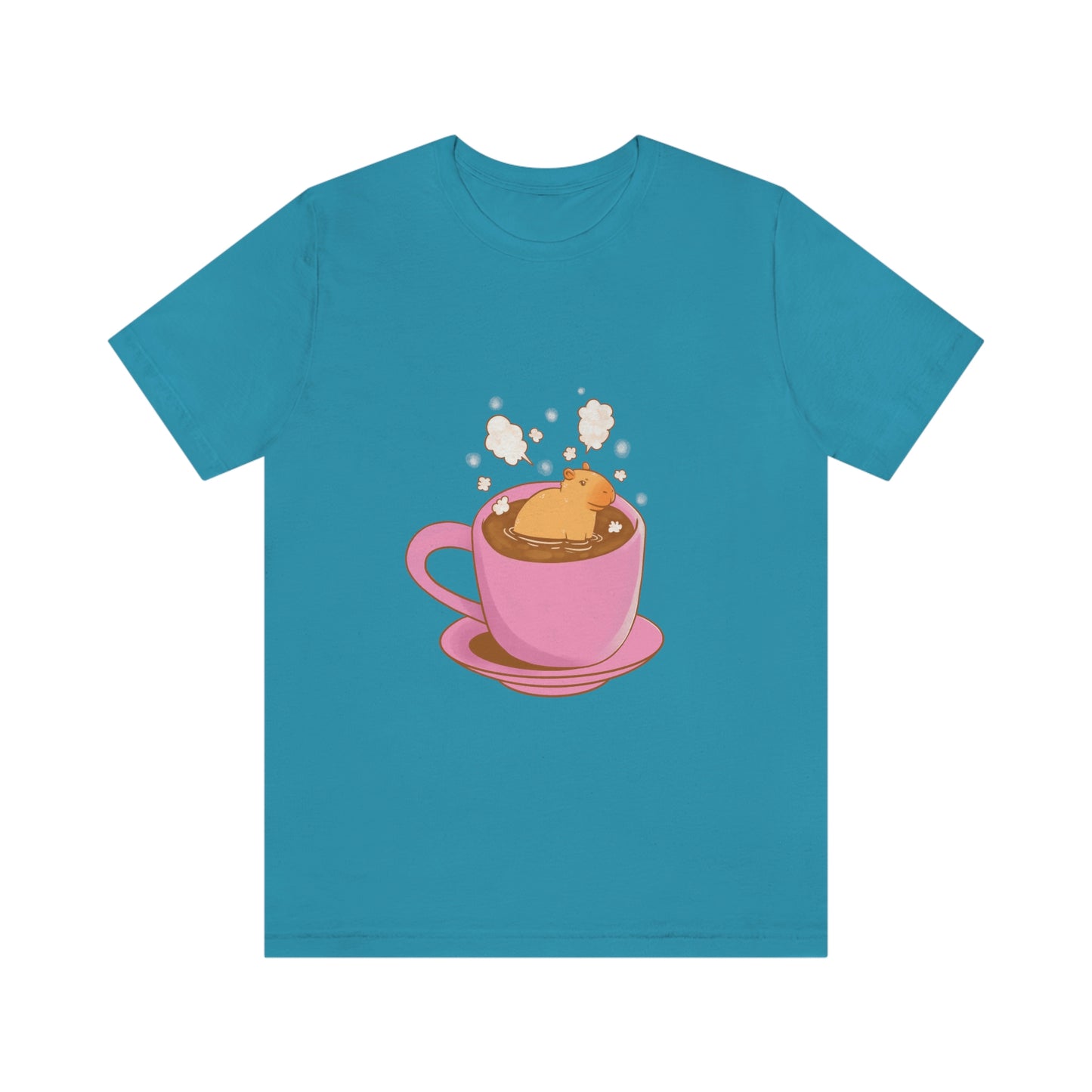 Capybara Hot Coffee - Premium Unisex Tee